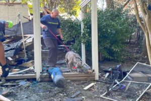 Dog Survives Home Explosion, Rescued Six Days After